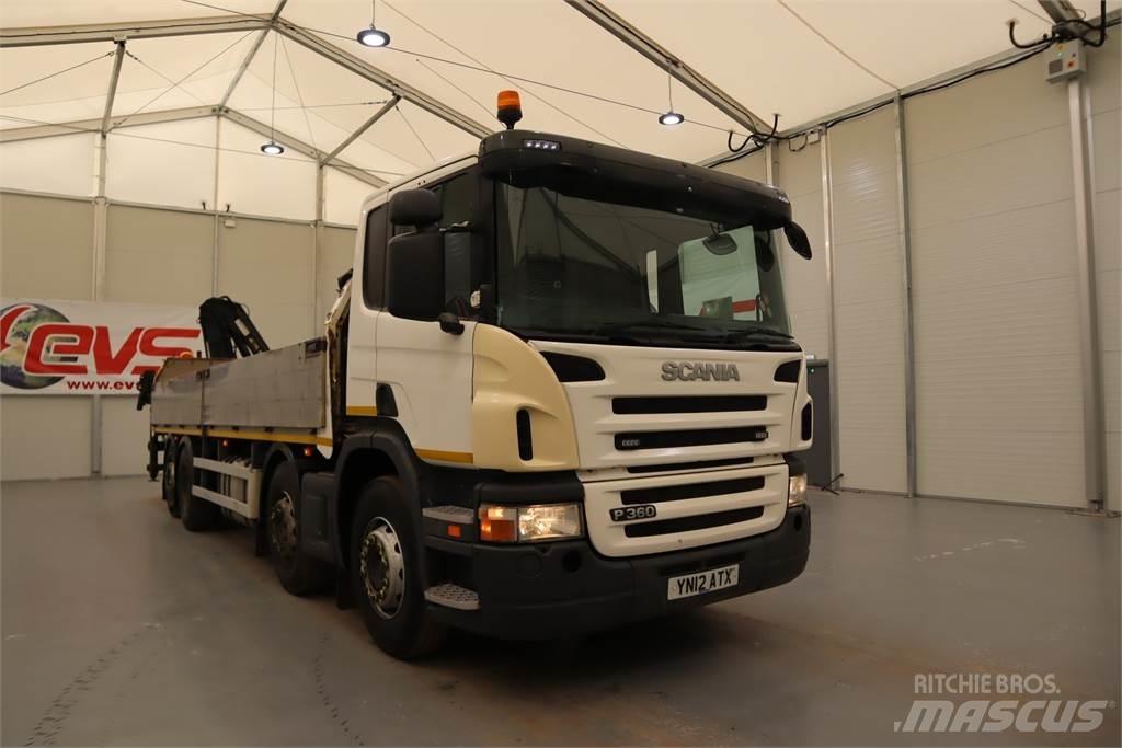 Scania P360 DROPSIDE REAR Кранове за тежък терен