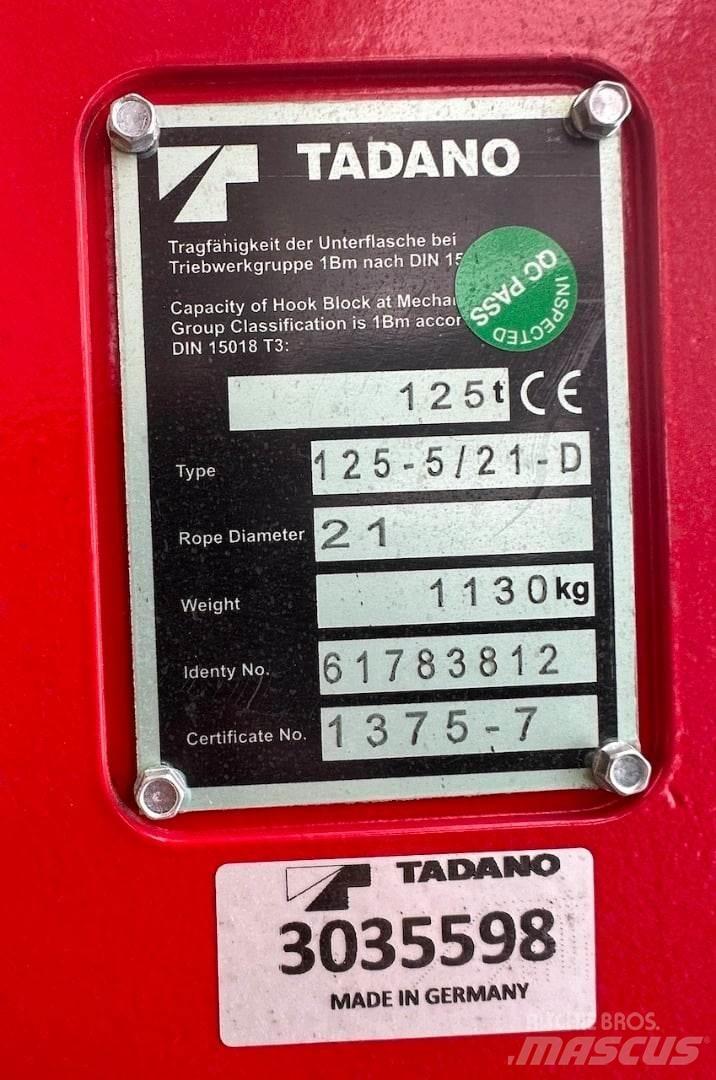 Tadano  Части и оборудване за кранове
