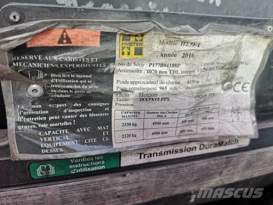 Hyster H 2.5 FT LPG Камиони с АГУ