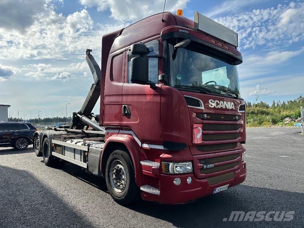 Scania R450 6x2*4 Камиони с кран с кука