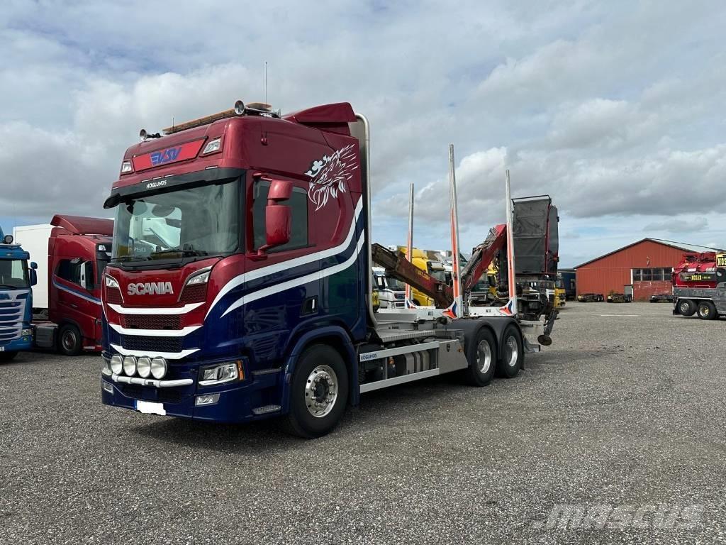 Scania R650B 6X4 NB За превоз на дървени трупи