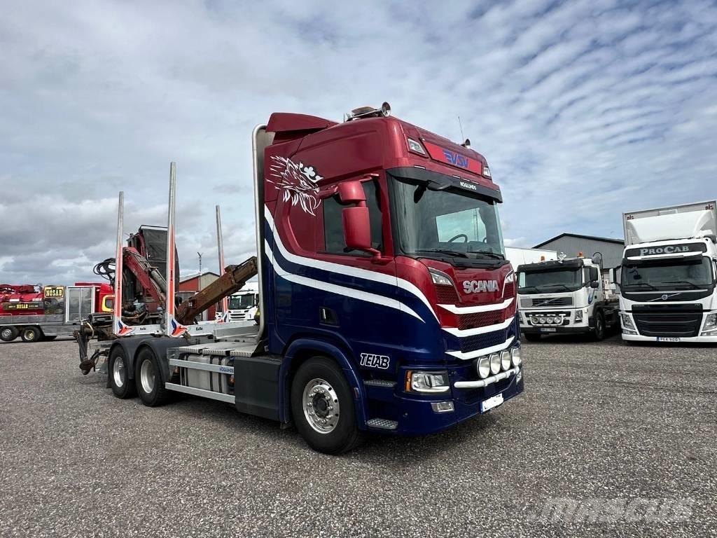 Scania R650B 6X4 NB За превоз на дървени трупи