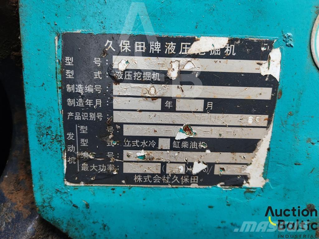 Kubota KX155-3 Мини екскаватори < 7 т