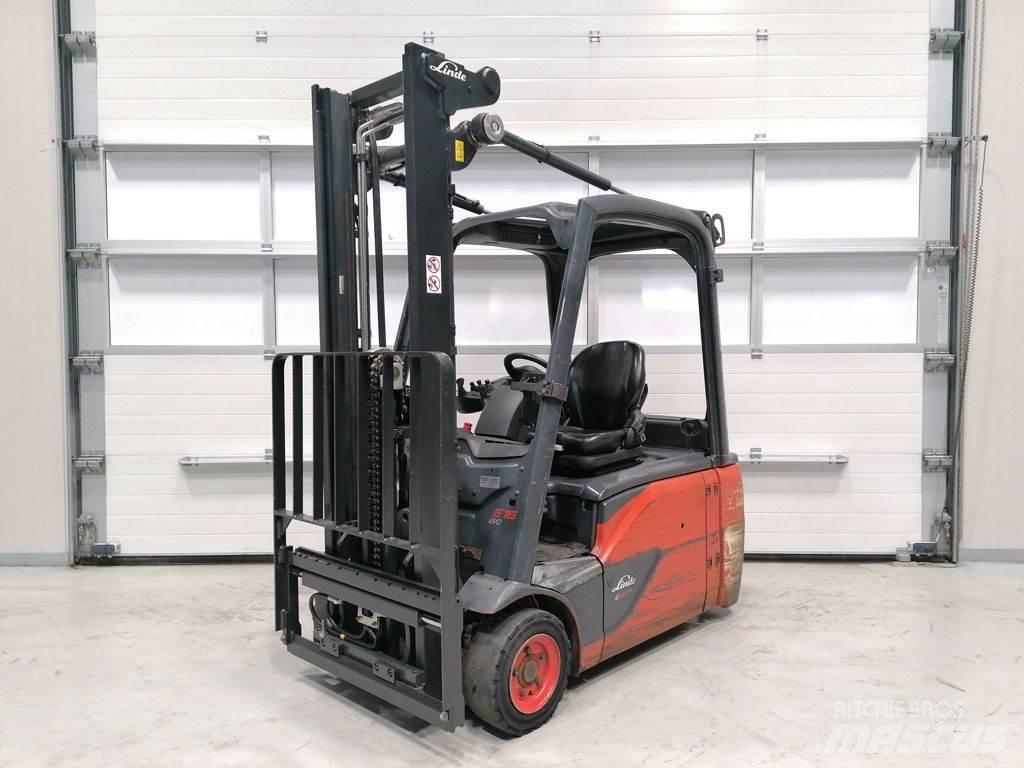 Linde E16L-02 Електрически вилични кари-повдигачи