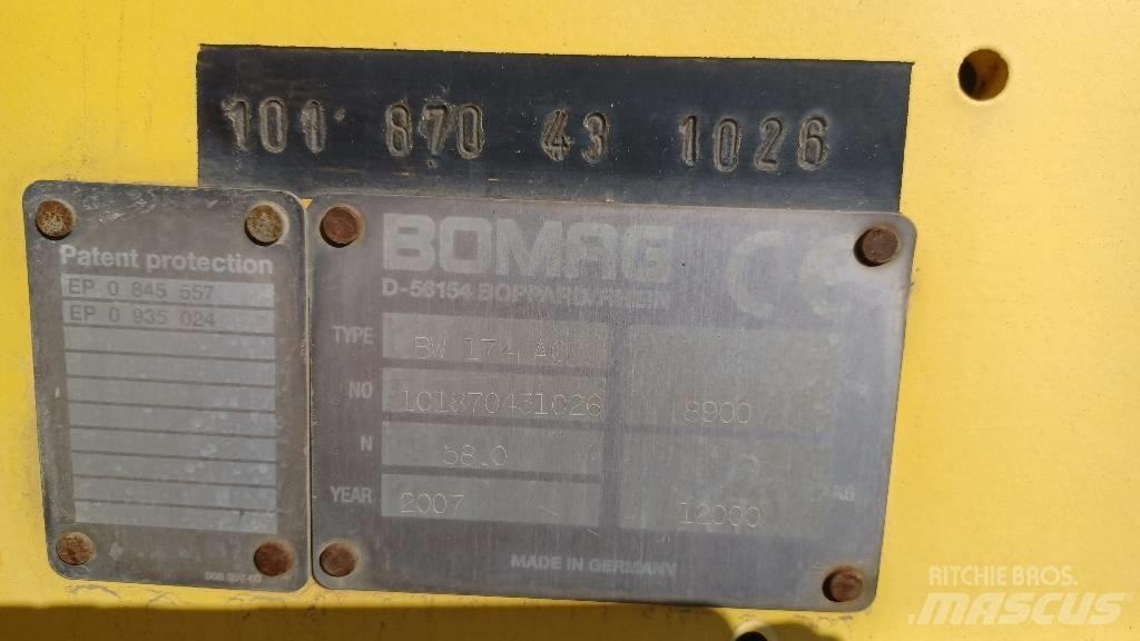 Bomag BW 174 A C Комбинирани ролки
