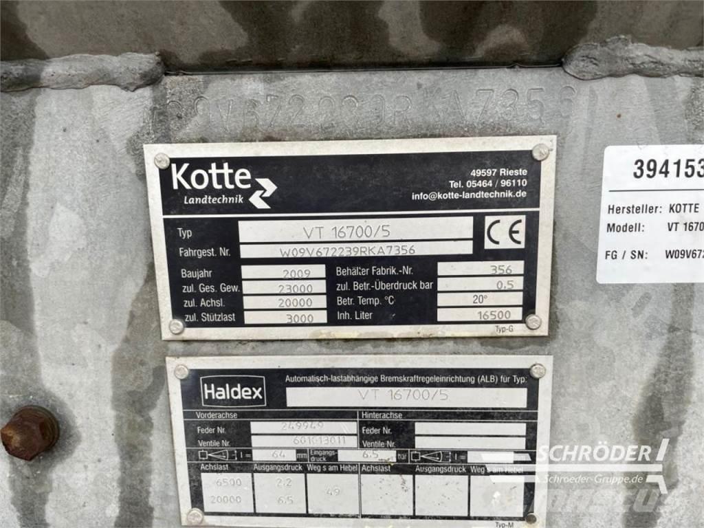 Kotte VT 16700 Цистерни за цимент