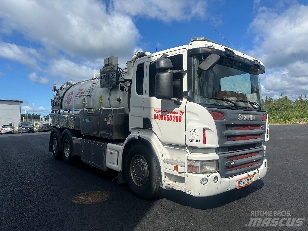 Scania P340 6x2*4 Комби / вакуум камиони
