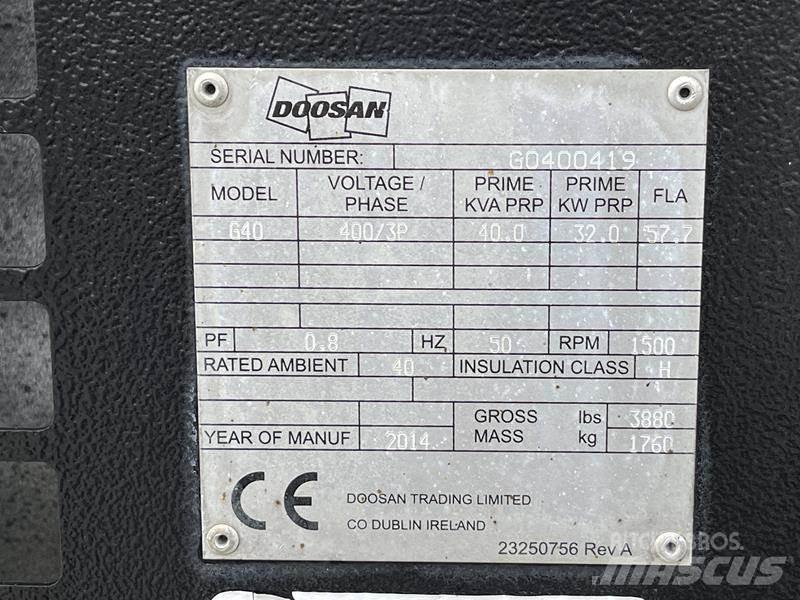 Doosan G 40 Дизелови генератори
