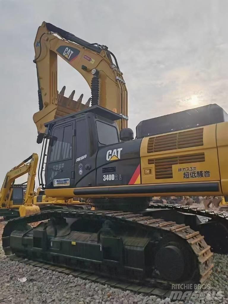 CAT 340D2L Верижен екскаватор