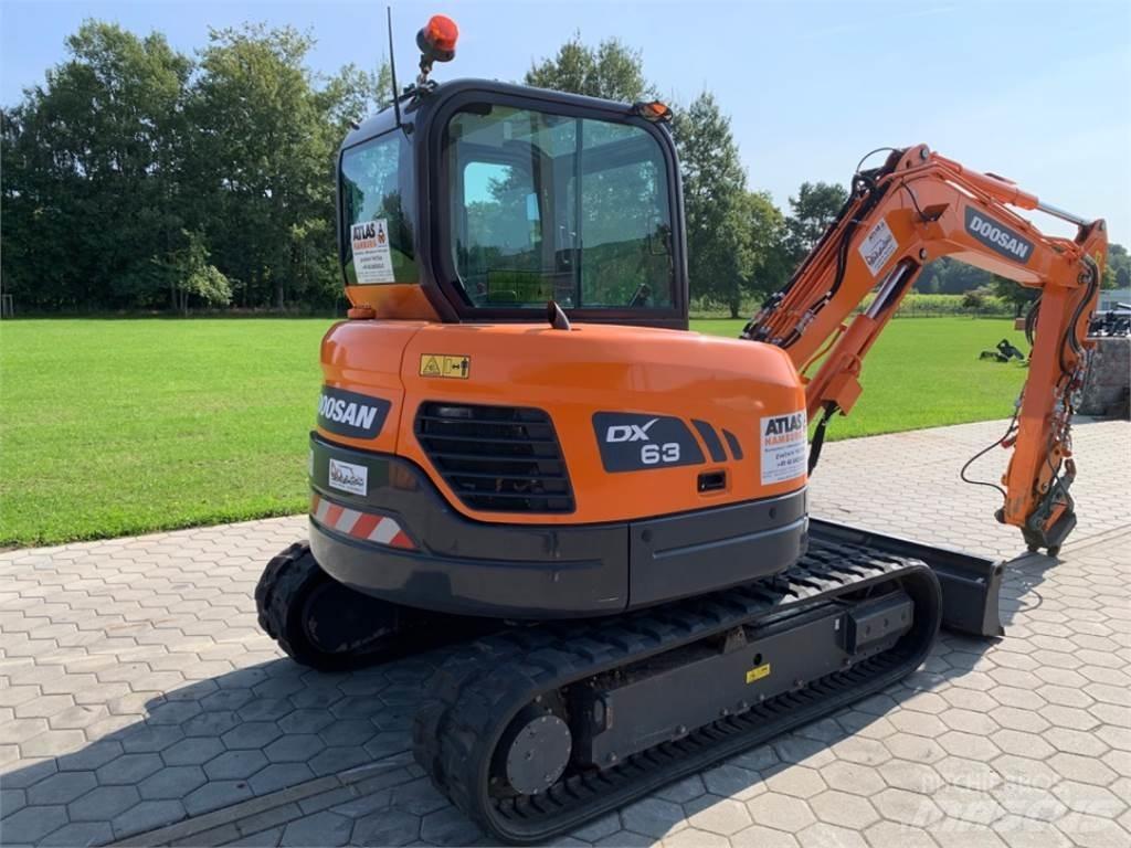 Doosan DX63-3 Мини екскаватори < 7 т