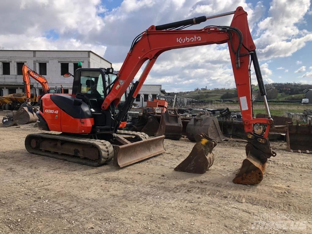 Kubota KX 080-4 Верижен екскаватор