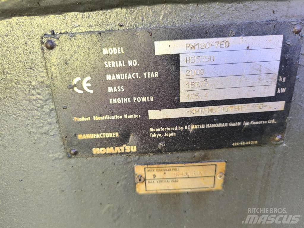 Komatsu PW 180-7 Колесни екскаватори