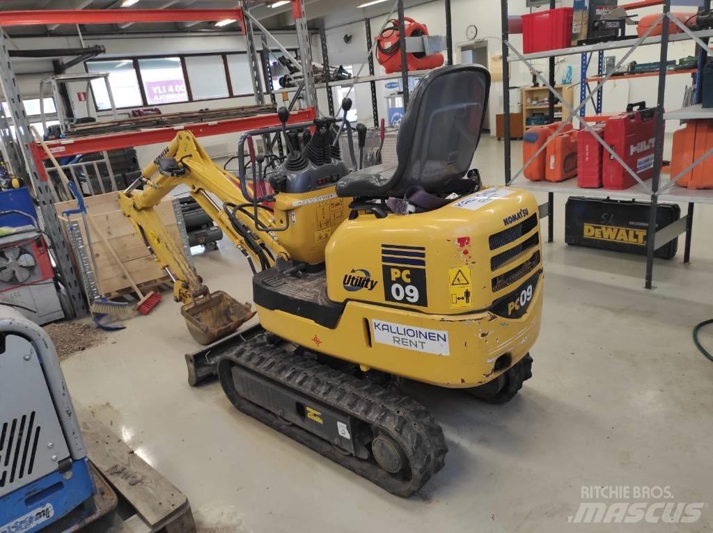 Komatsu PC 09-1 Мини екскаватори < 7 т