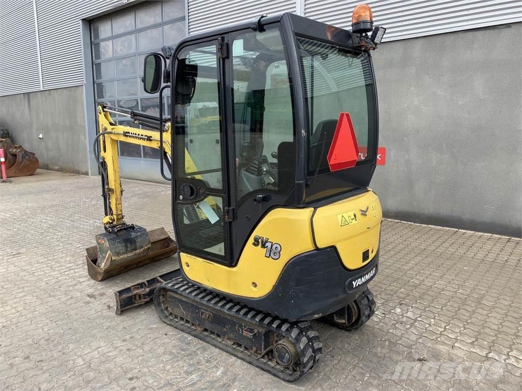 Yanmar SV18 Колесни екскаватори