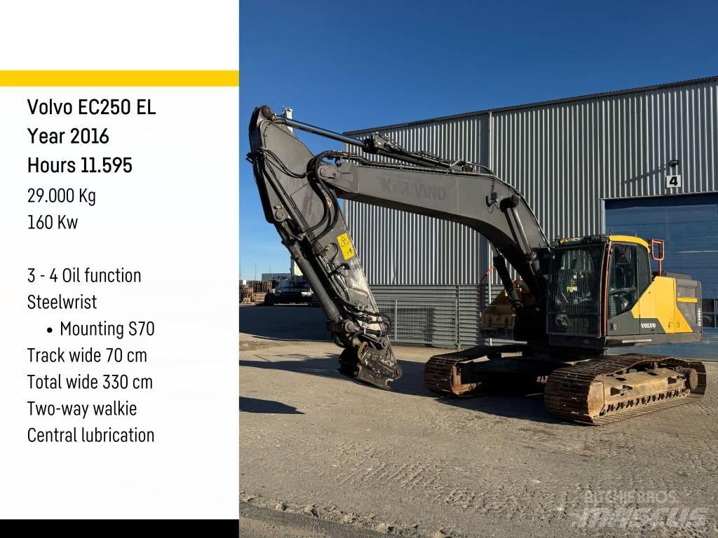 Volvo EC 250 EL Верижен екскаватор