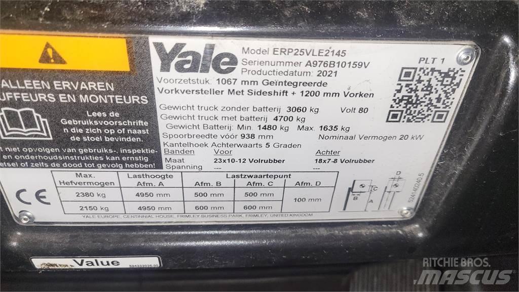 Yale ERP25VL 2021 Електрически вилични кари-повдигачи