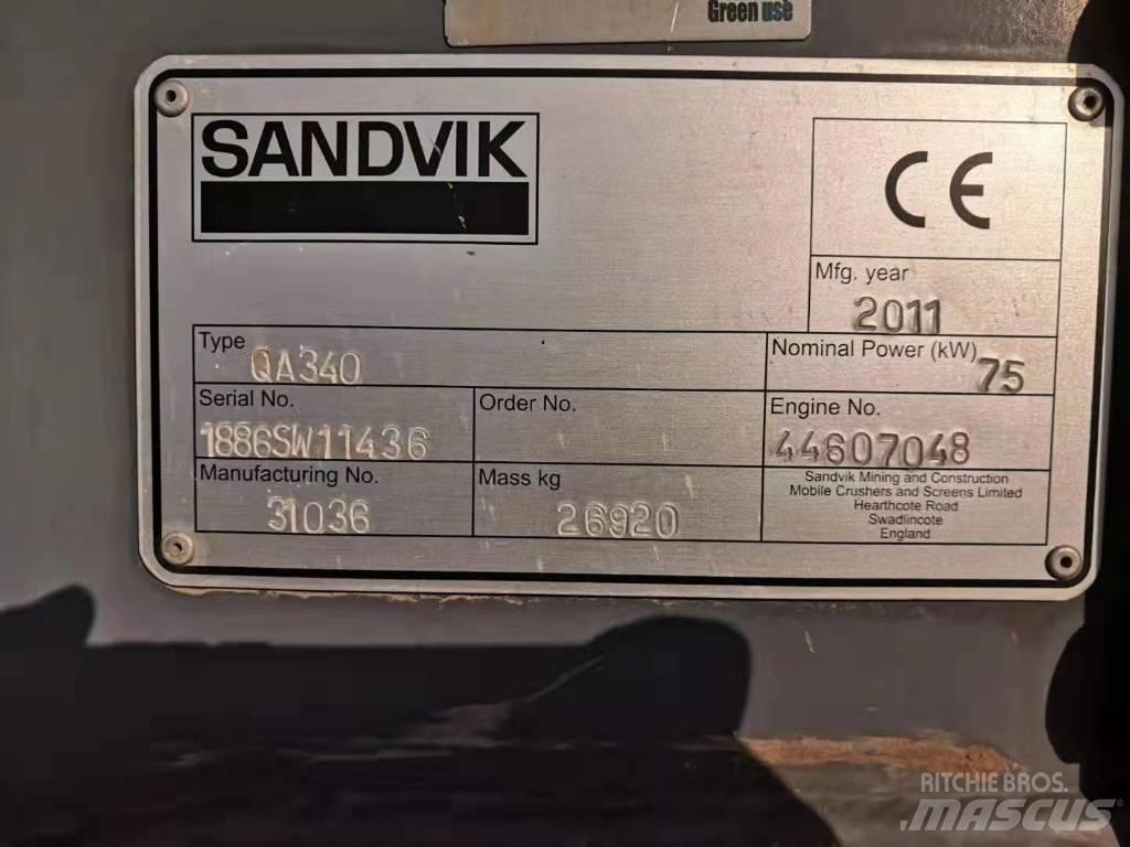 Sandvik QA 340 Пресяващи и Сортиращи