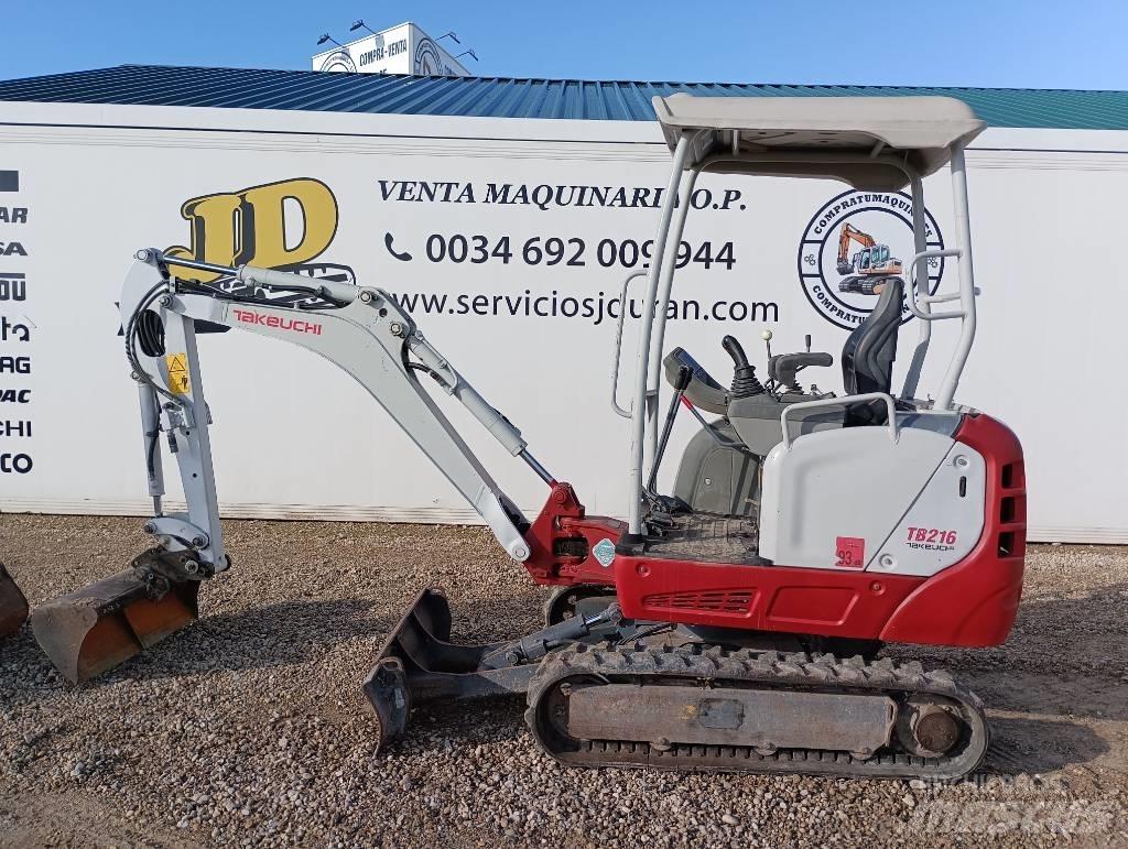 Takeuchi TB 216 Мини екскаватори < 7 т