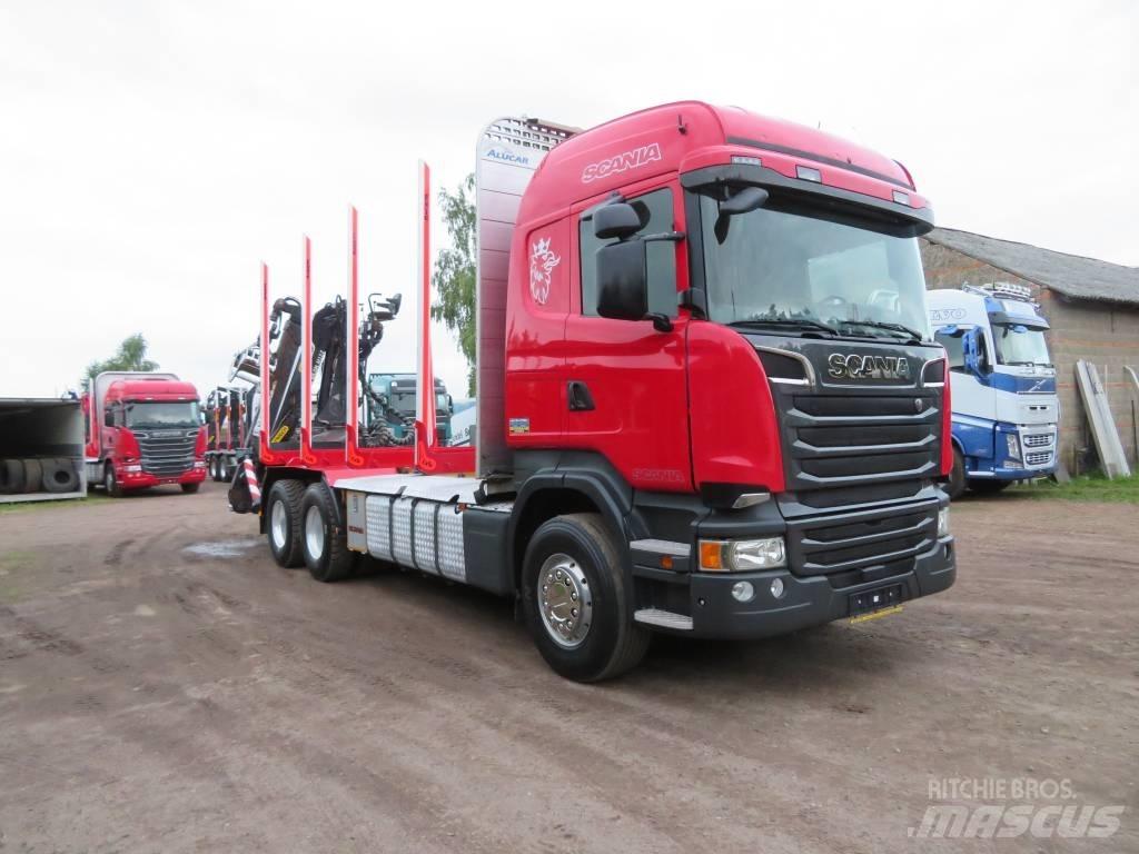 Scania R 450 За превоз на дървени трупи
