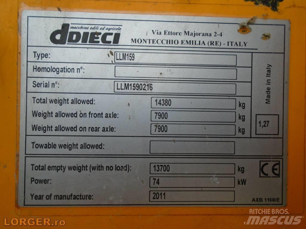 Dieci Pegasus 38.16 Телескопични товарачи