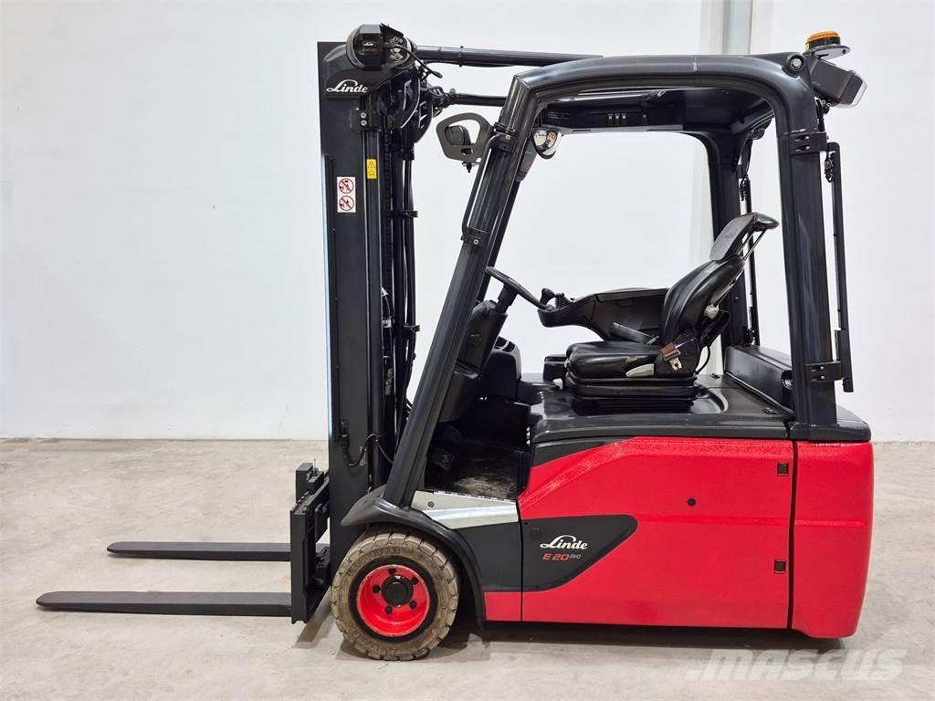 Linde E20L 02 386 Електрически вилични кари-повдигачи
