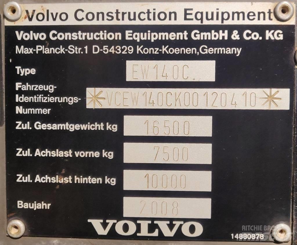 Volvo EW 140 C Колесни екскаватори