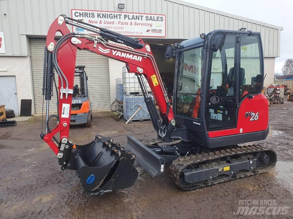 Yanmar SV26 Мини екскаватори < 7 т