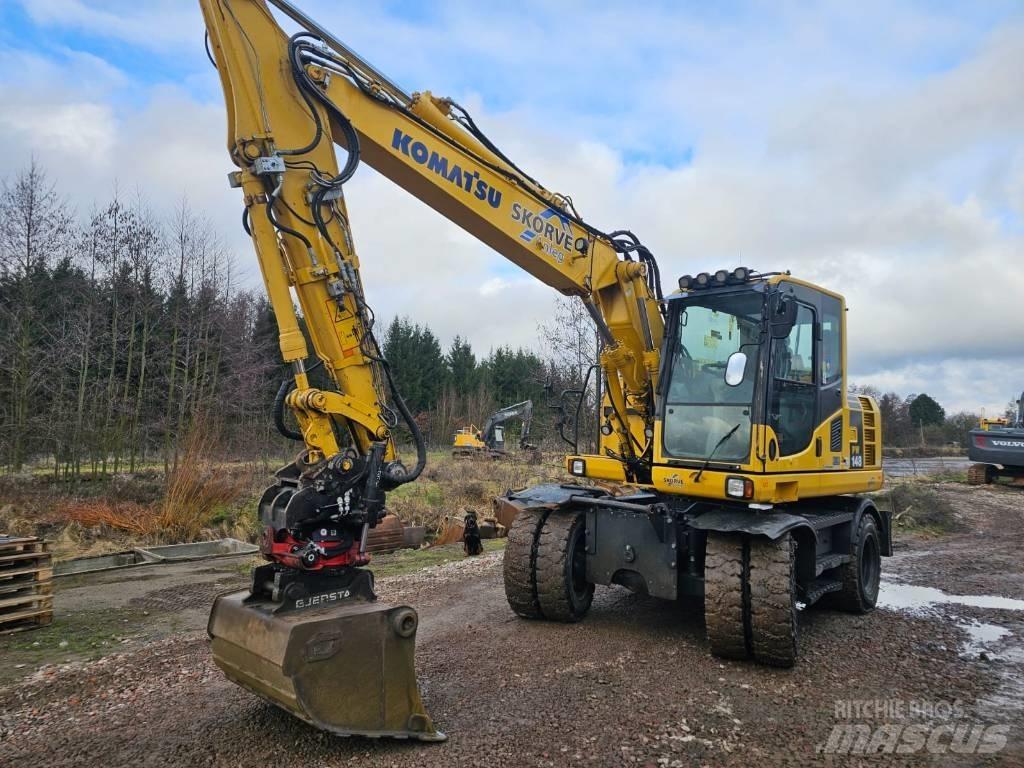 Komatsu PW148-8 Колесни екскаватори