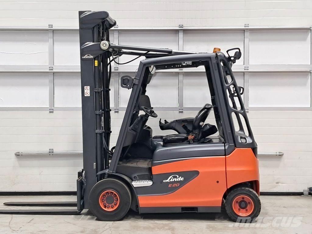 Linde E20-01 Електрически вилични кари-повдигачи