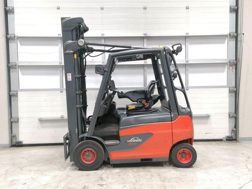 Linde E20-01 Електрически вилични кари-повдигачи