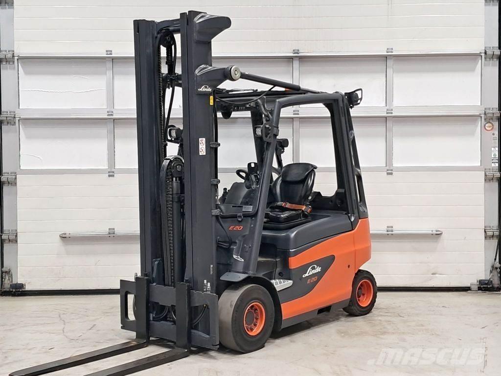 Linde E20-01 Електрически вилични кари-повдигачи