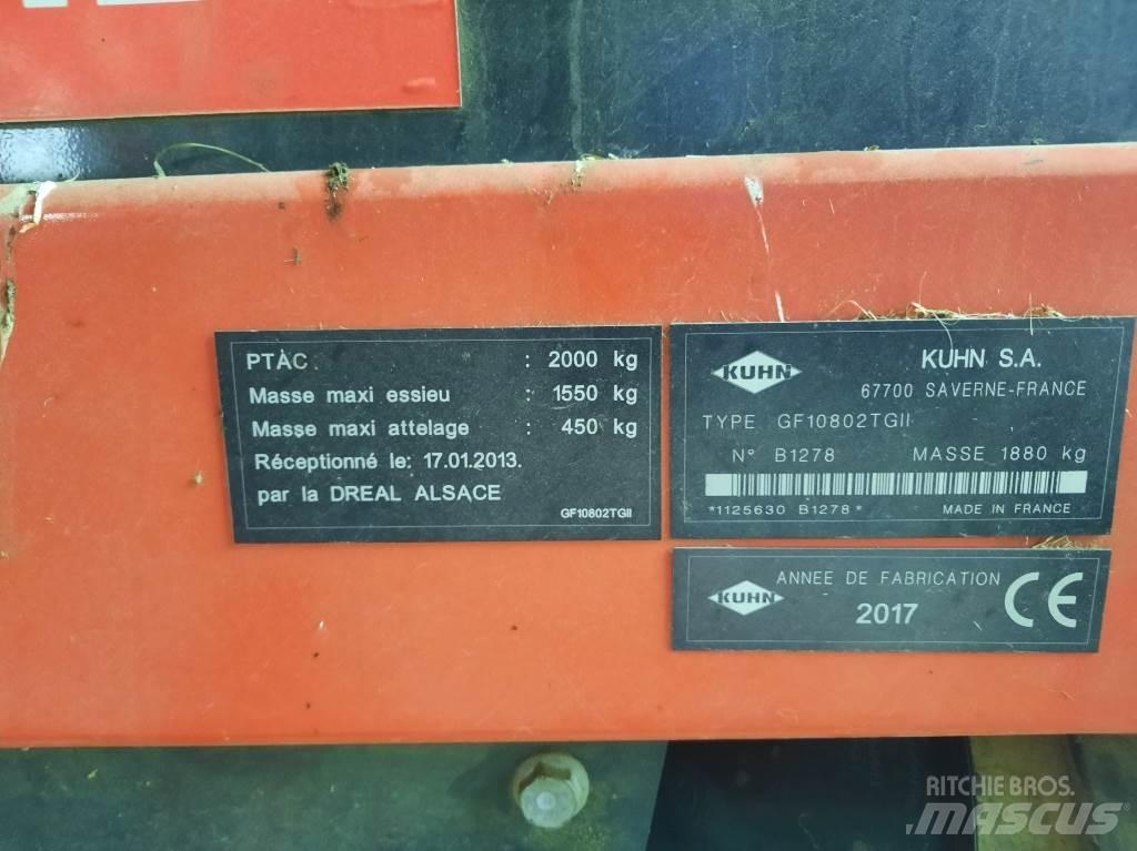 Kuhn Gf10802 tg2 Гребла и сенообръщачки