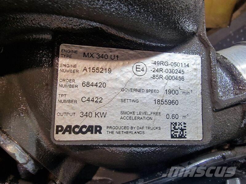 Paccar MX340U1 Двигатели