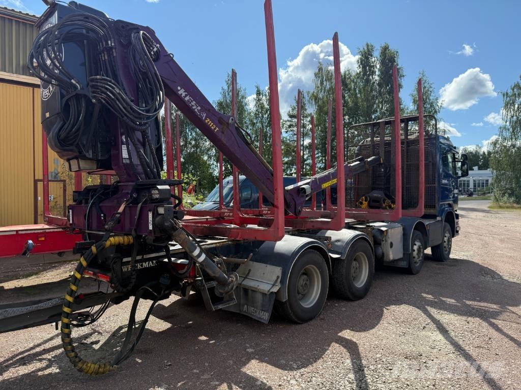 Scania R 580 За превоз на дървени трупи