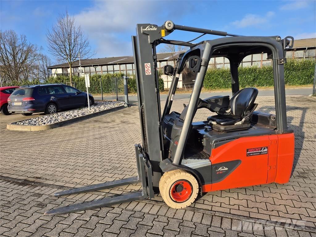 Linde E18L-02 Електрически вилични кари-повдигачи