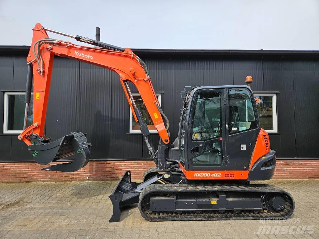 Kubota KX 080-4 Средни екскаватори 7т - 12т