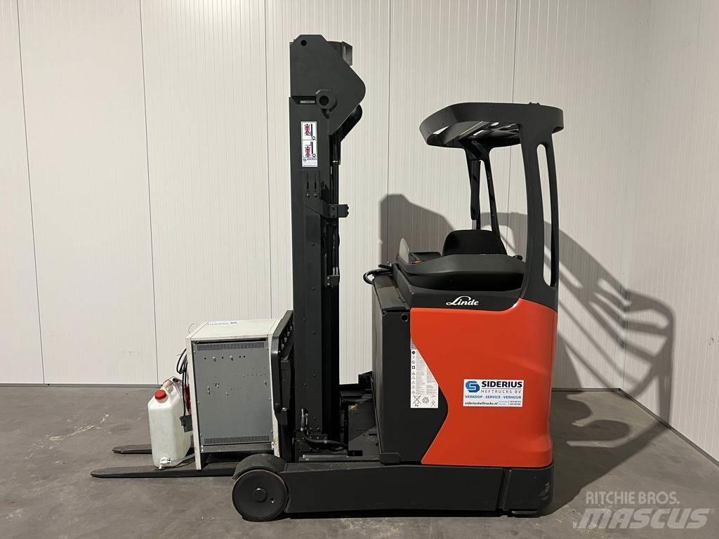 Linde R14 Ретрак/ Високоповдигач с изместване на вилката напред