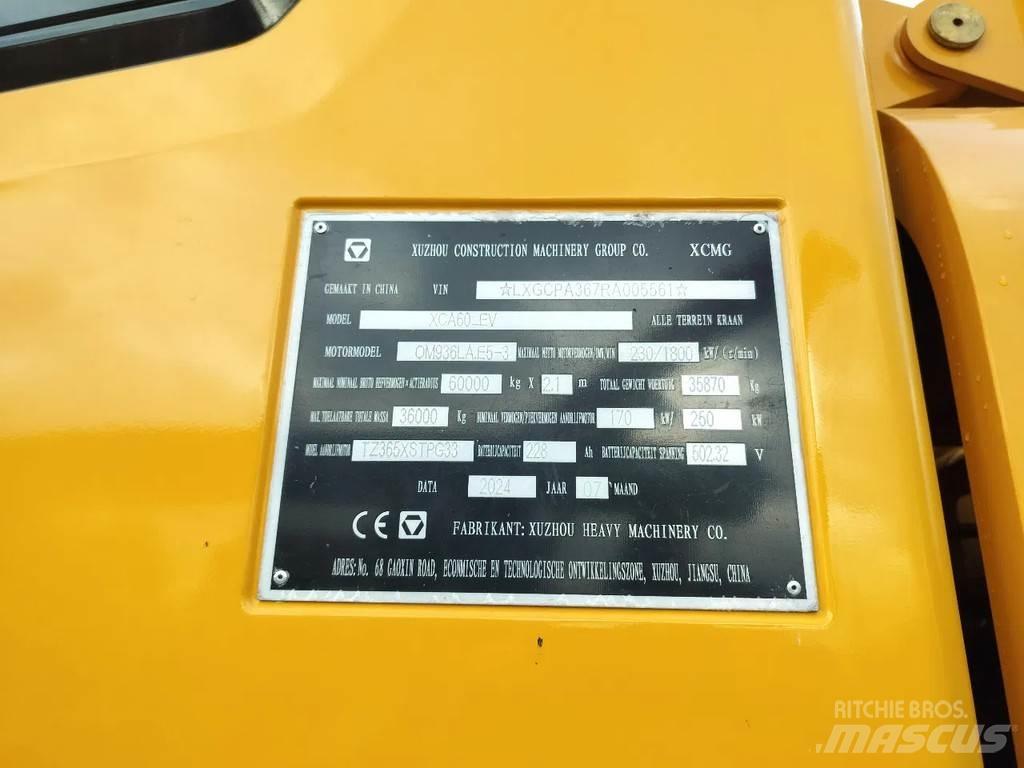 XCMG XCA60_EV Всъдеходни кранове