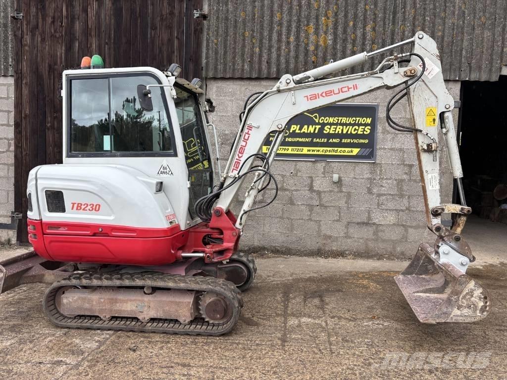 Takeuchi TB 230 Мини екскаватори < 7 т