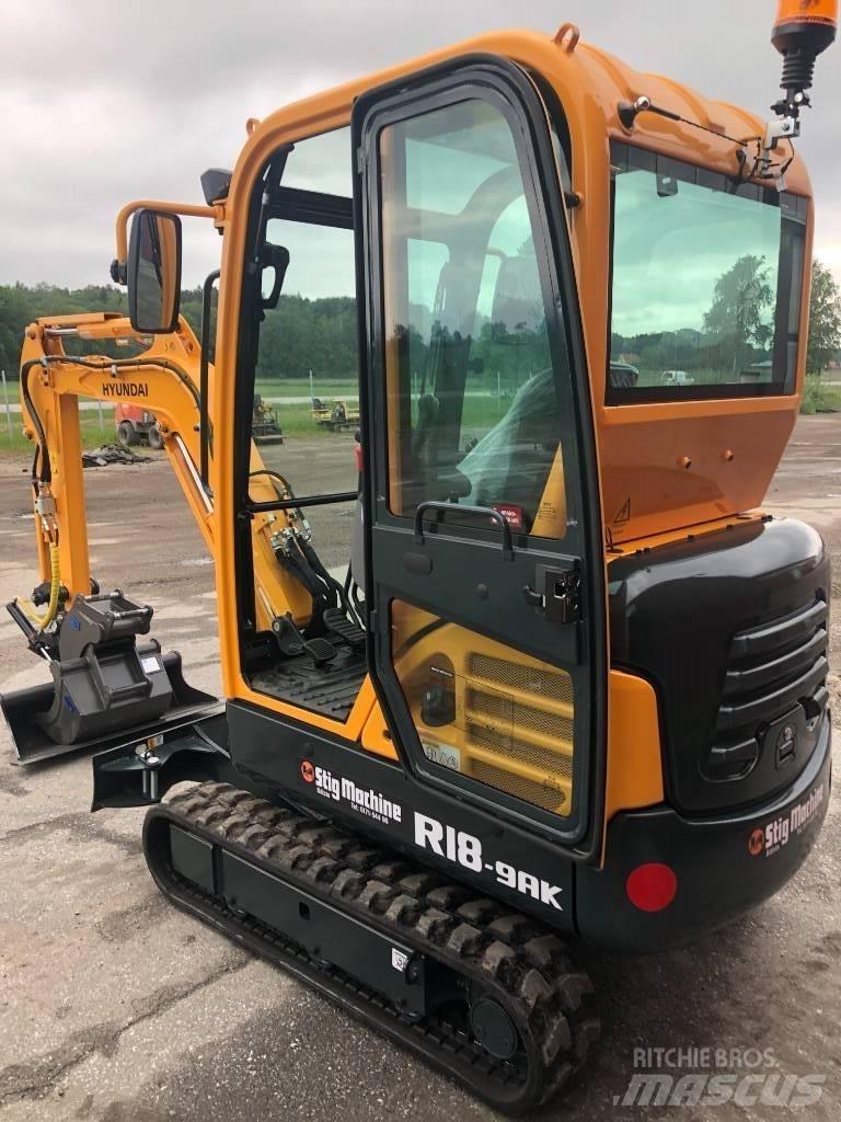Hyundai R18 - 9AK Мини екскаватори < 7 т