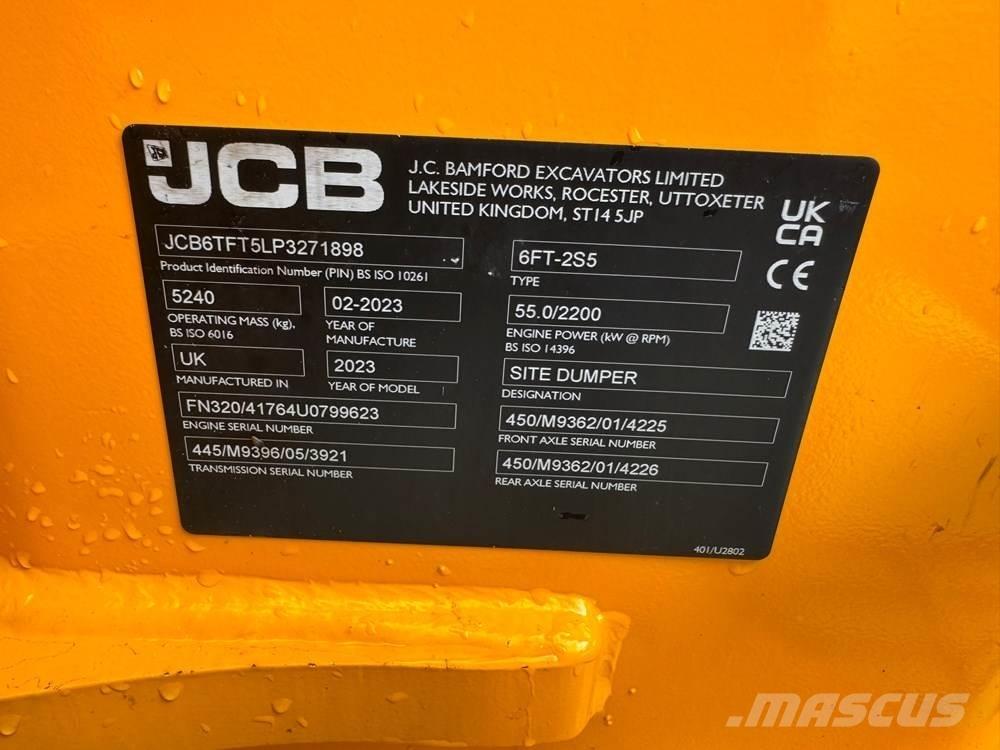 JCB 6T-2FT Странични самосвали