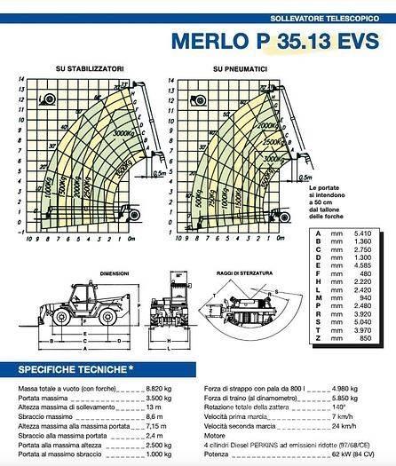 Merlo P35.13EVS Телескопични товарачи