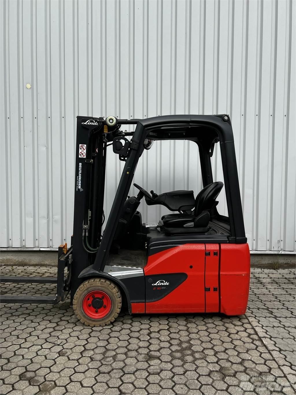 Linde E16C Електрически вилични кари-повдигачи