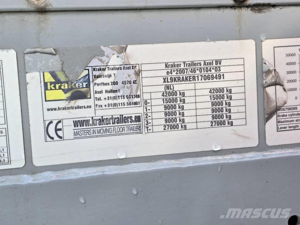 Kraker CF-200 Полуремаркета с подвижен под
