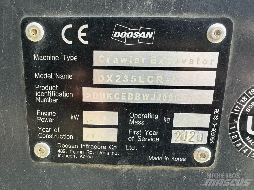 Doosan DX235LCR-5 Верижен екскаватор