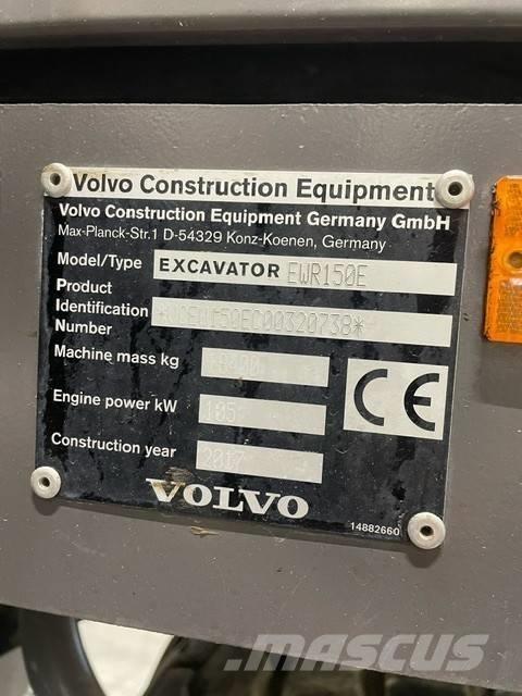 Volvo EWR150E Колесни екскаватори