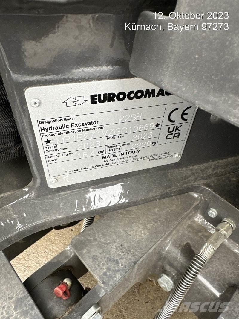 Eurocomach 22SR Мини екскаватори < 7 т