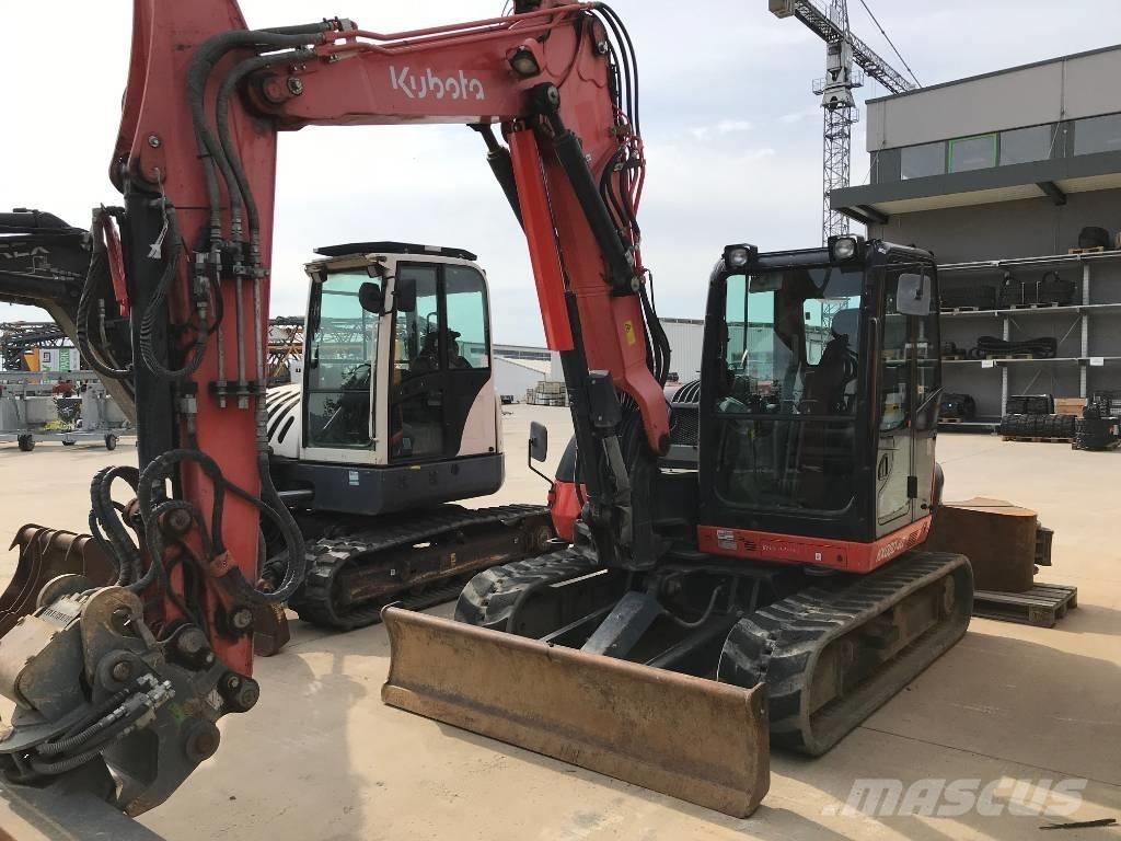 Kubota KX 080-4 Средни екскаватори 7т - 12т
