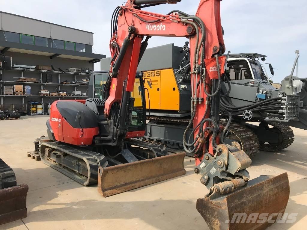 Kubota KX 080-4 Средни екскаватори 7т - 12т