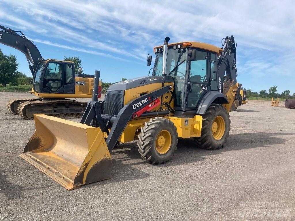 DEERE 310 SL Товарач със заден ексватор